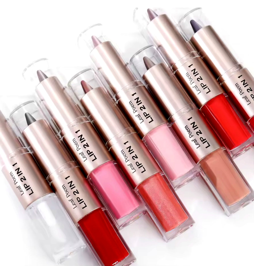 2 IN 1 LIPLINER & LIPGLOSS