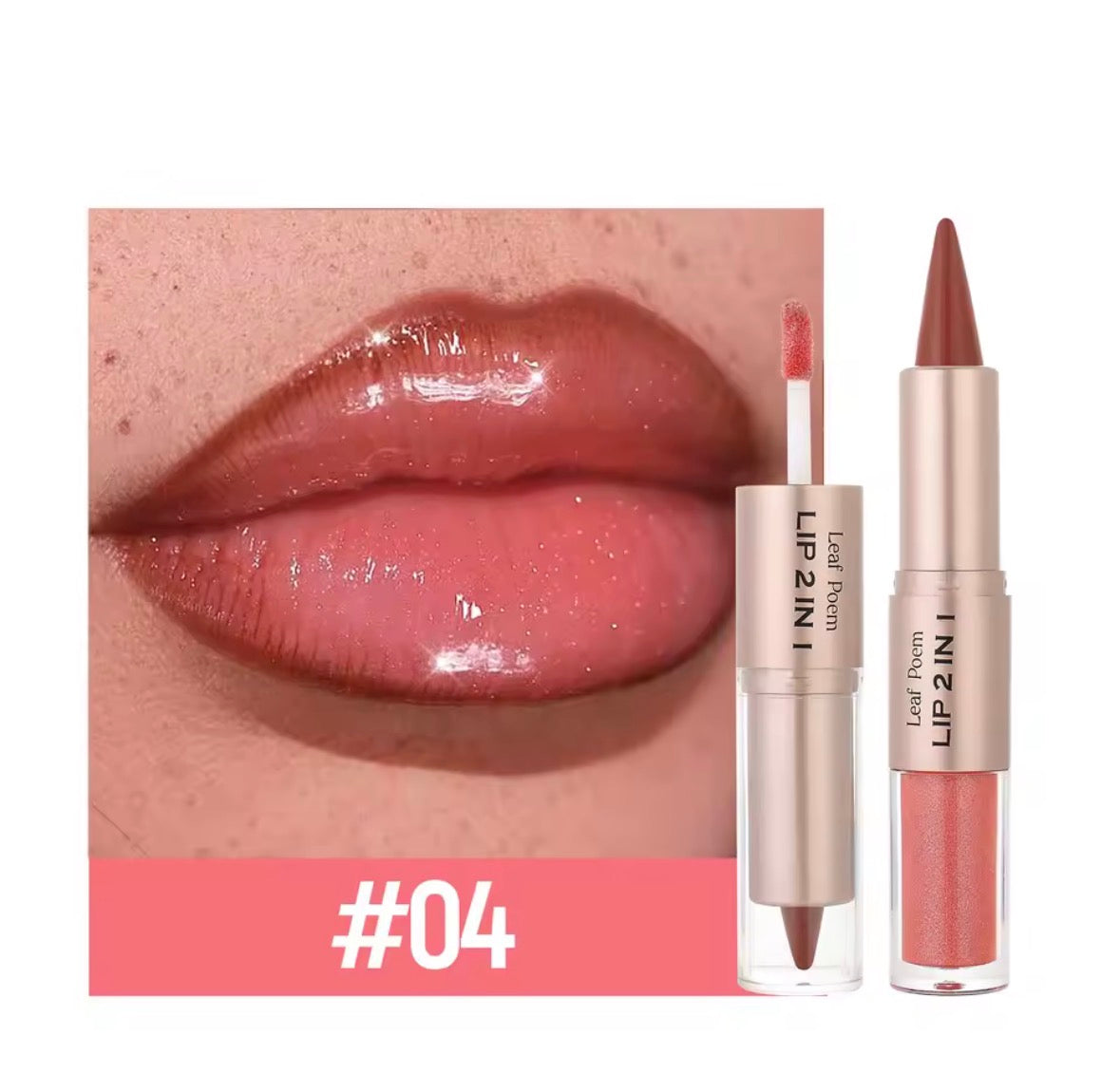 2 IN 1 LIPLINER & LIPGLOSS