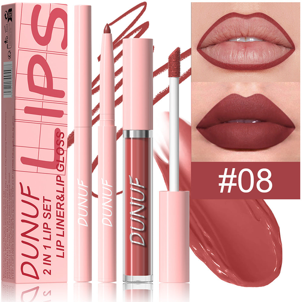 2-in-1 Lip Liner Waterproof and Long-lasting
