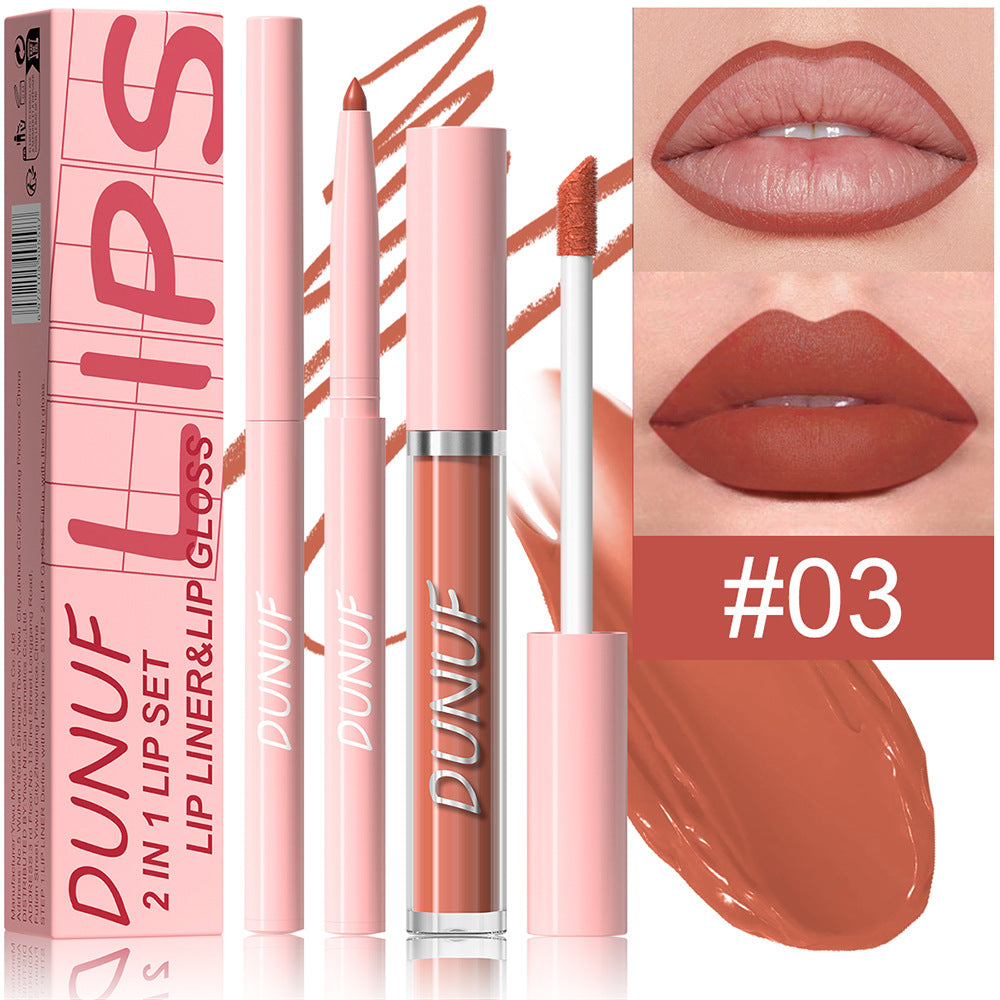 2-in-1 Lip Liner Waterproof and Long-lasting