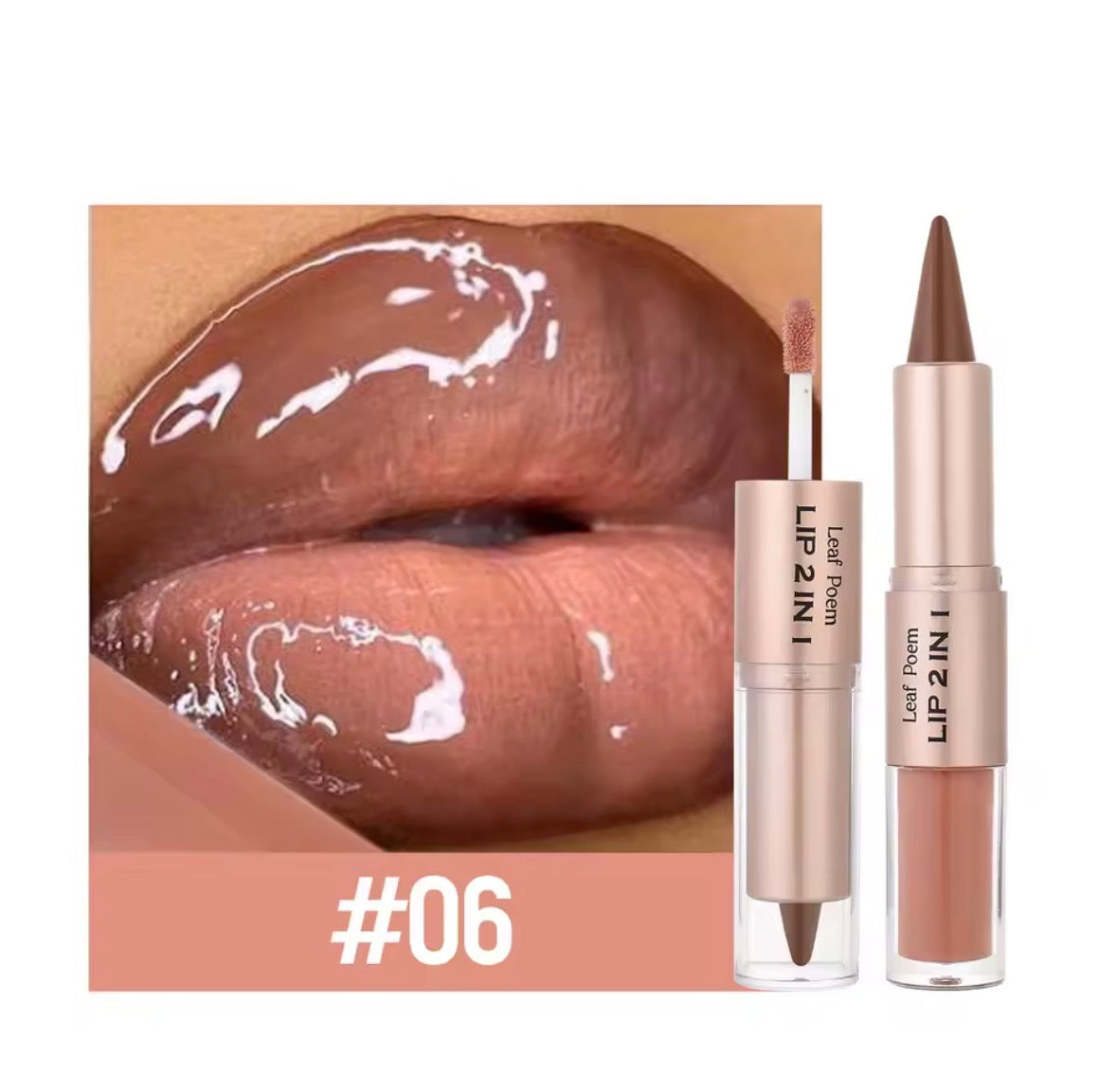 2 IN 1 LIPLINER & LIPGLOSS