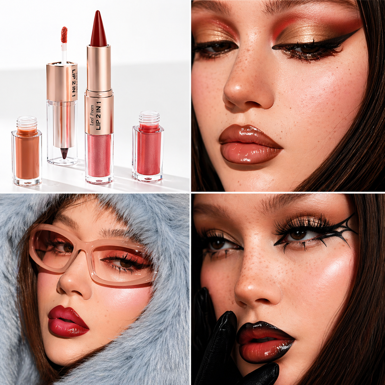 2 IN 1 LIPLINER & LIPGLOSS