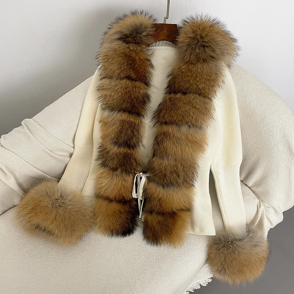 ÉLARA FUR CARDIGAN