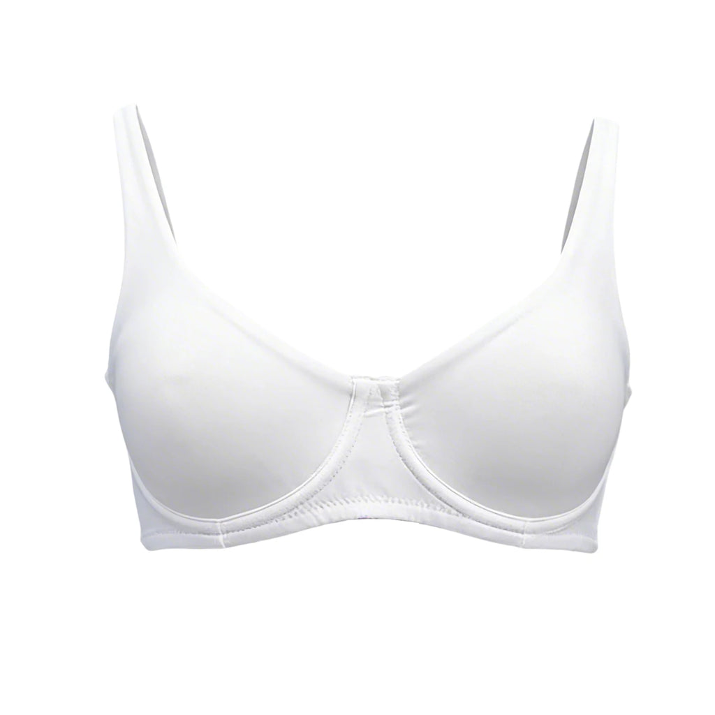 Women's Unlined Balconette Sport Bra Underwire Supportive Plus Size Daily Comfort Smooth Scoop Neck Invisible Under Every Outfit