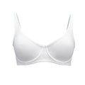 Women's Unlined Balconette Sport Bra Underwire Supportive Plus Size Daily Comfort Smooth Scoop Neck Invisible Under Every Outfit