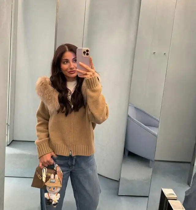 LUXE Faux-Fur Jacket