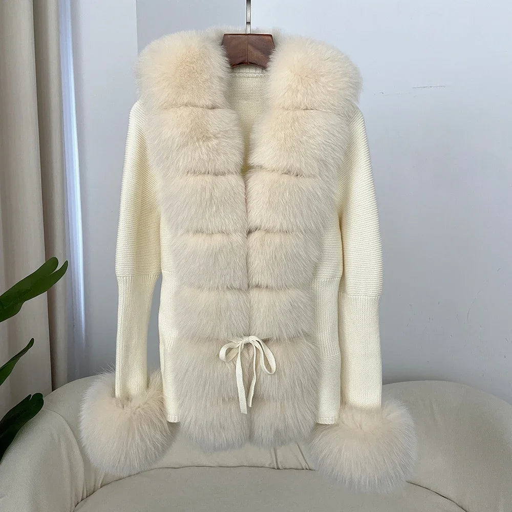ÉLARA FUR CARDIGAN