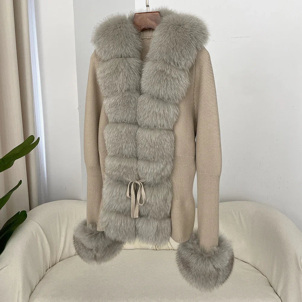 ÉLARA FUR CARDIGAN
