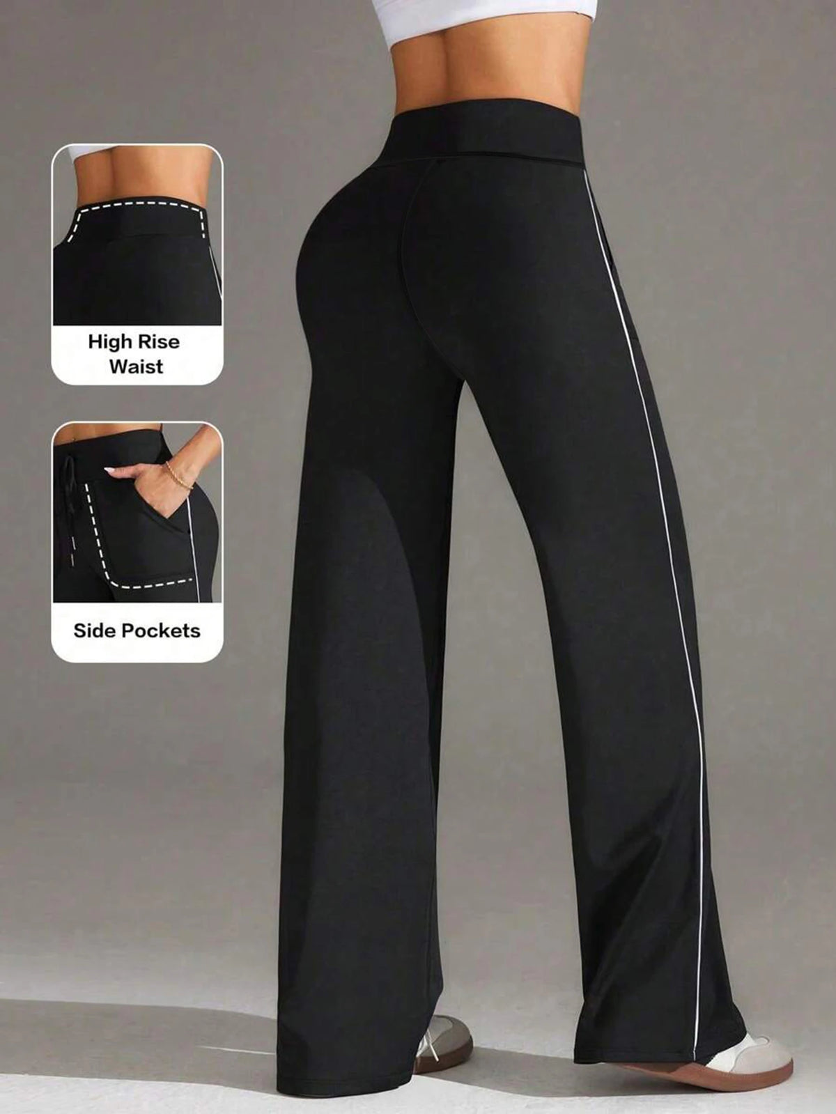 ESSENTIAL Wide-Leg Pants