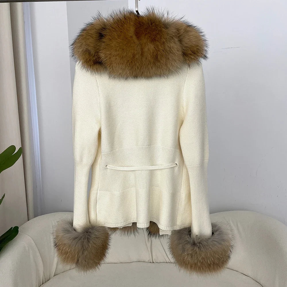 ÉLARA FUR CARDIGAN