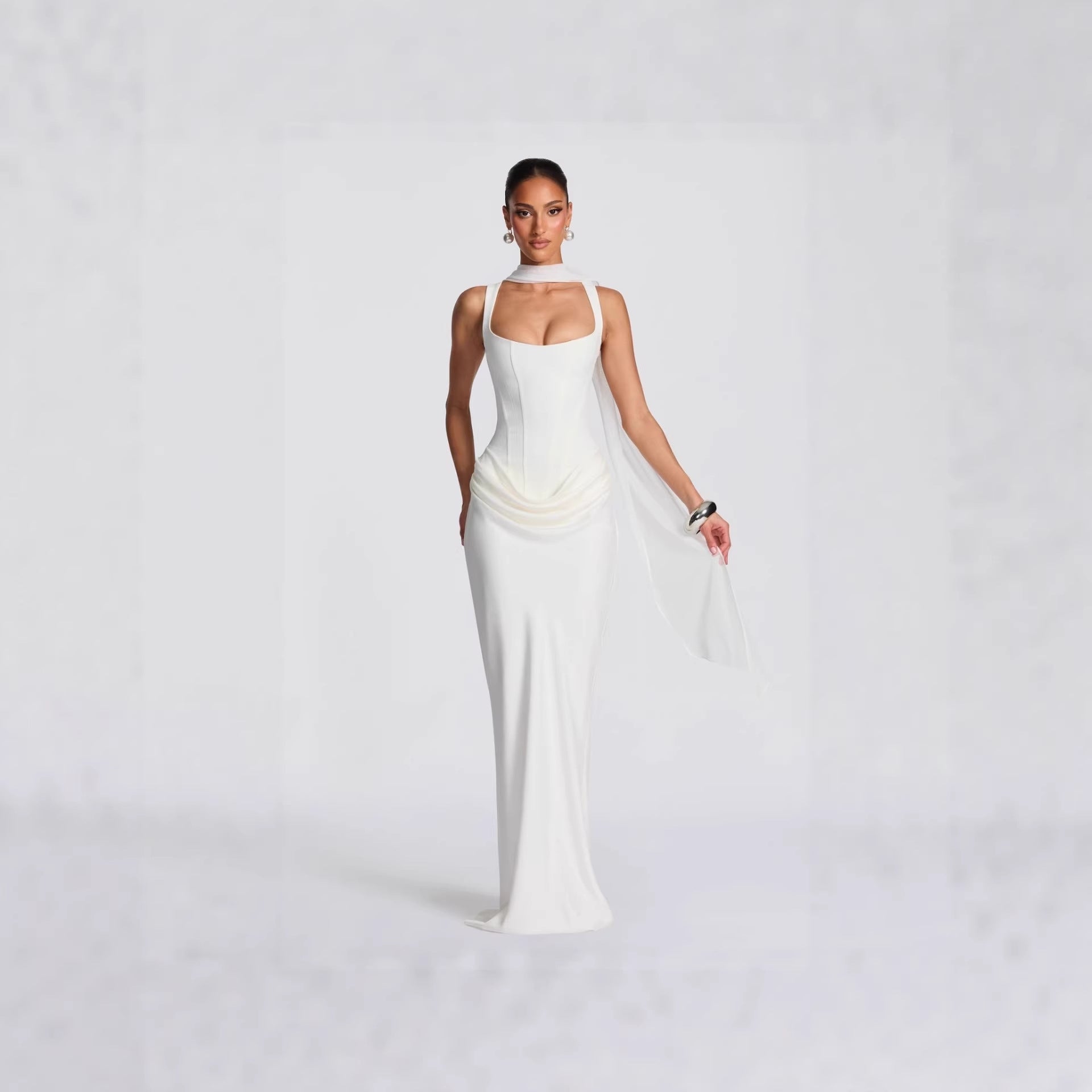 Womens Slim Fit Strap Bodycon Dress